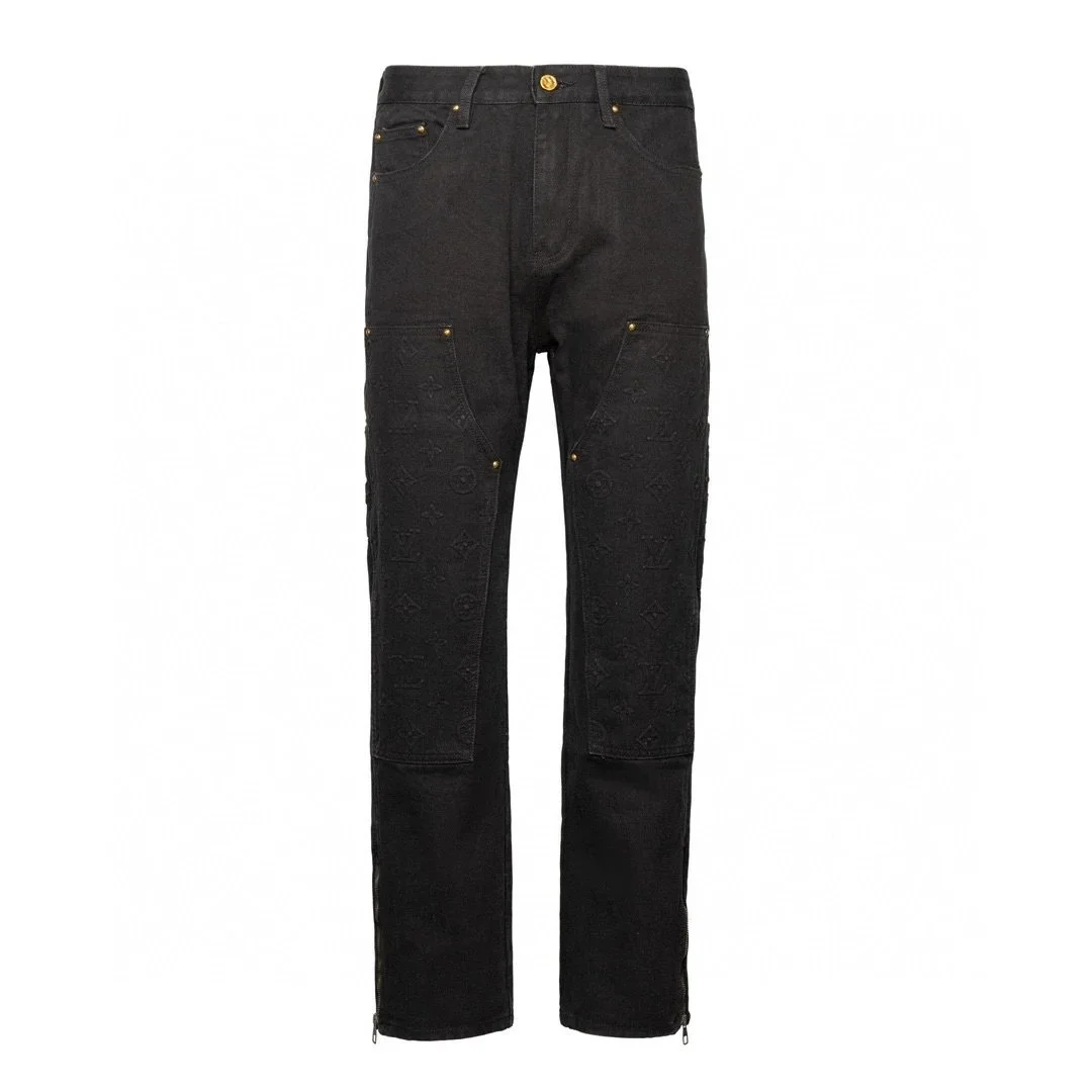 Louis Vuitton Monogram Jeans Black