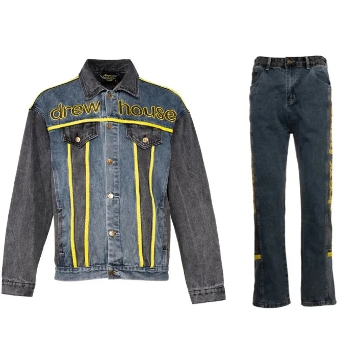 Drew House Bear Denim Jacket & Jeans Set