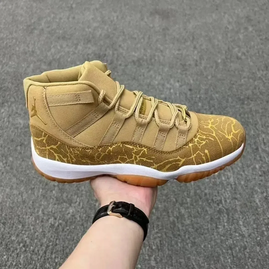 Nike Air Jordan 11 Wheat/Gum Sneakers