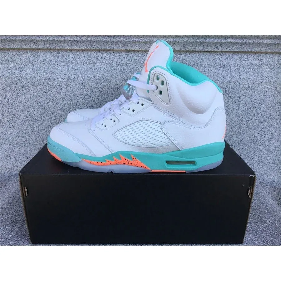 Air Jordan 5 White/Infrared 3.0 Sneakers