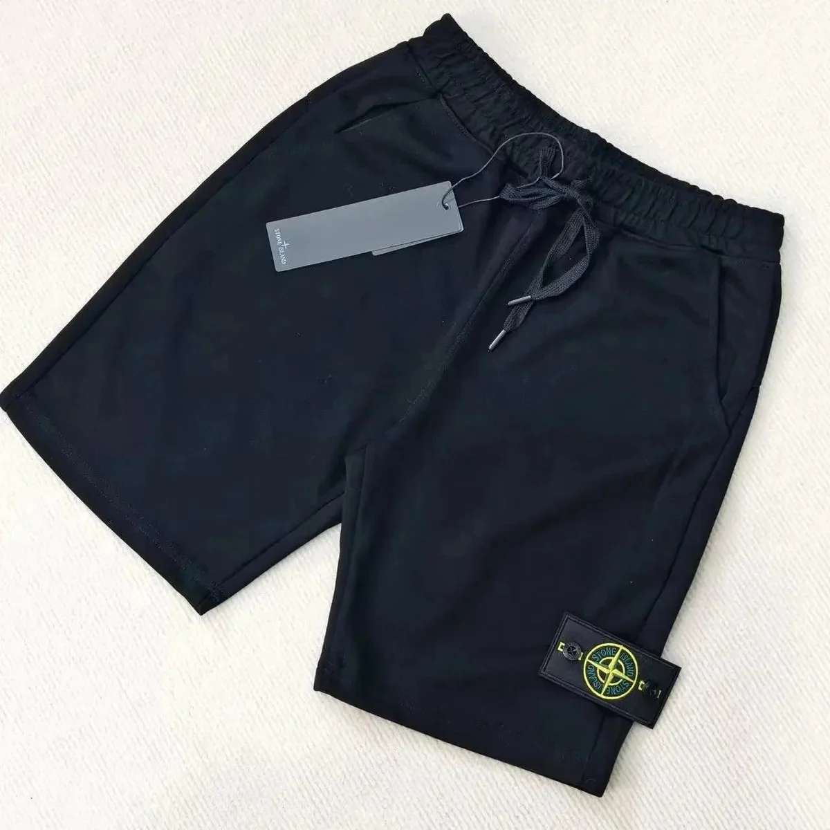 Stone Island Shadow Project Black Shorts