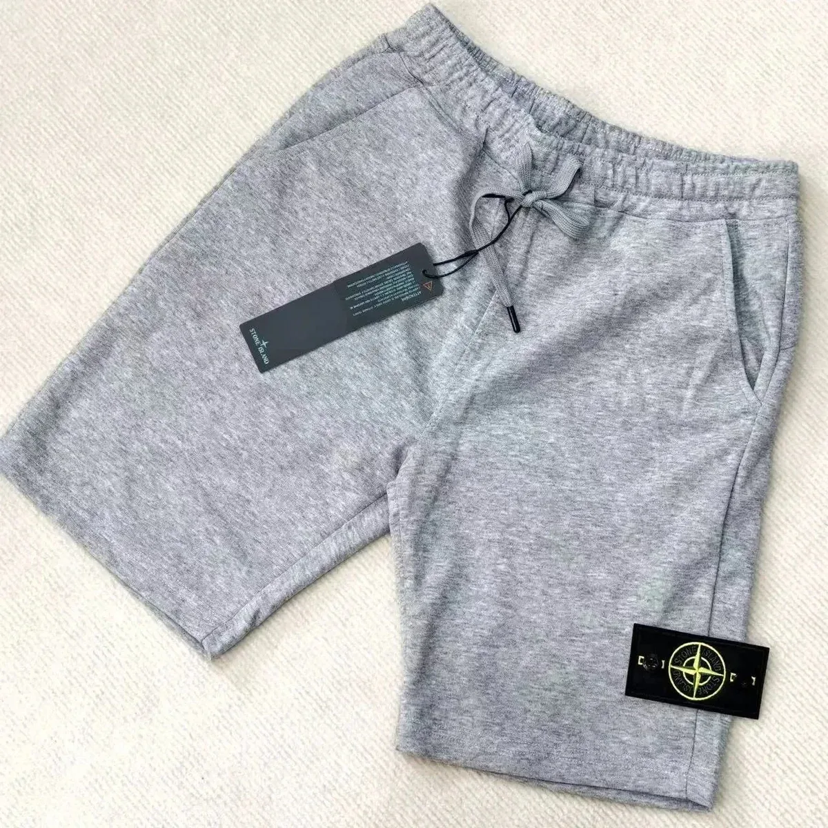 Stone Island 68-15 Grey Shorts