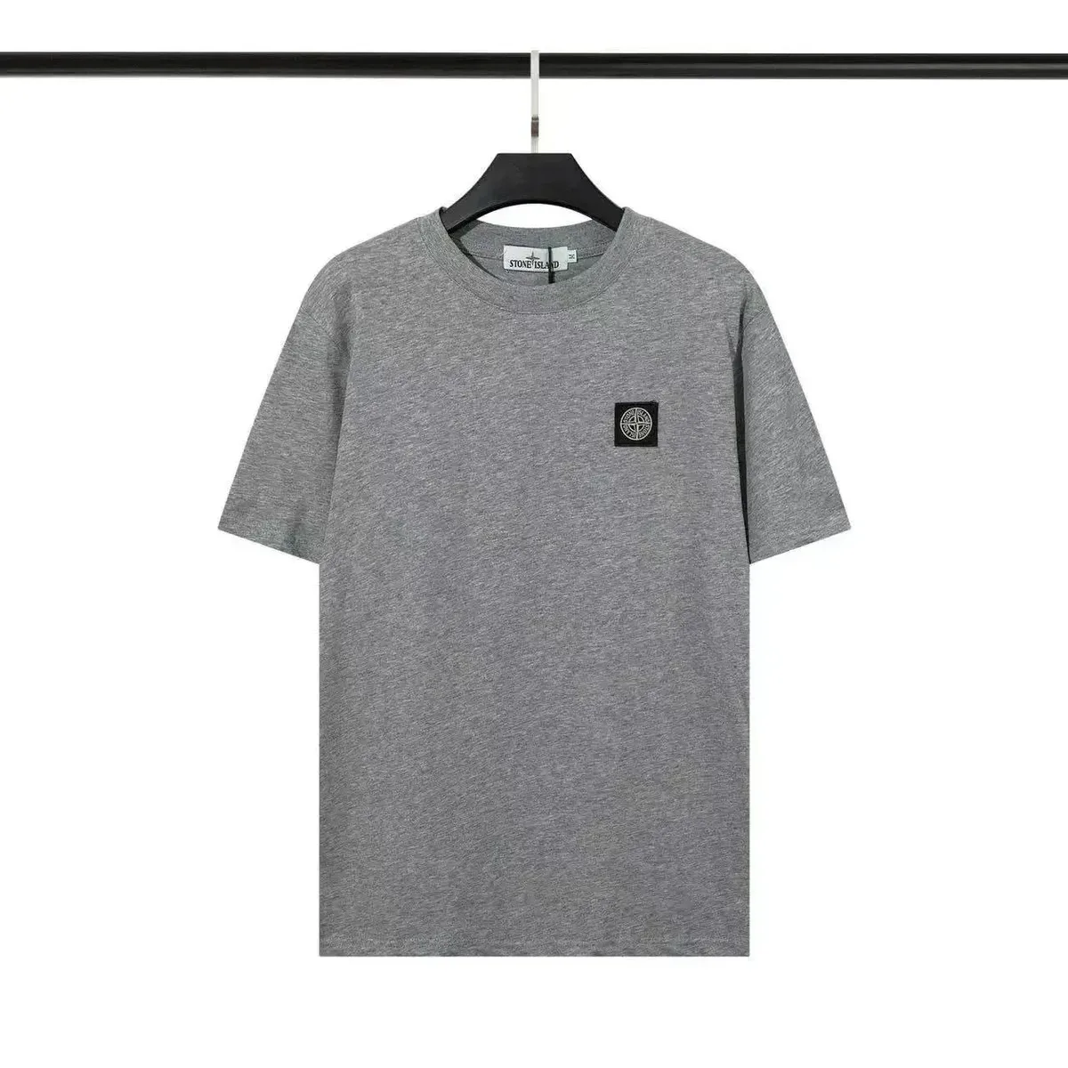 Stone Island 68-15 Grey Solid T-Shirt