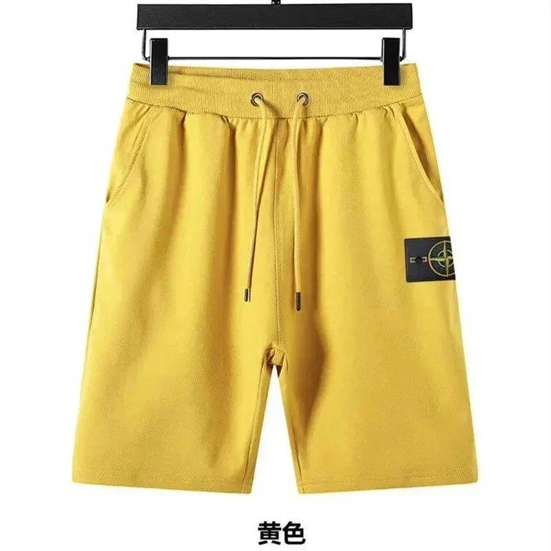 Stone Island 68-15 Yellow Shorts