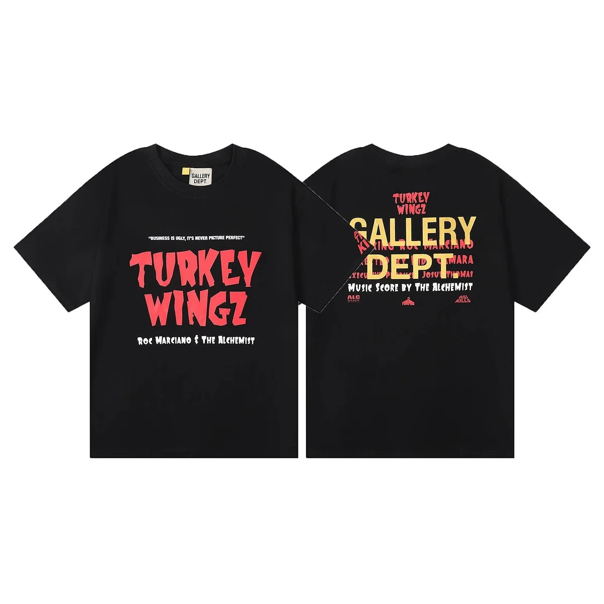 Gallery Dept. Turkey Wingz Black T-Shirt
