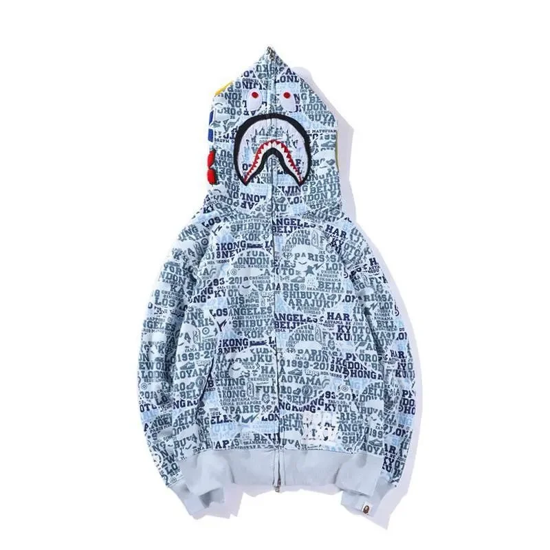 A Bathing Ape BAPE STA ABC Camo Shark Hoodie