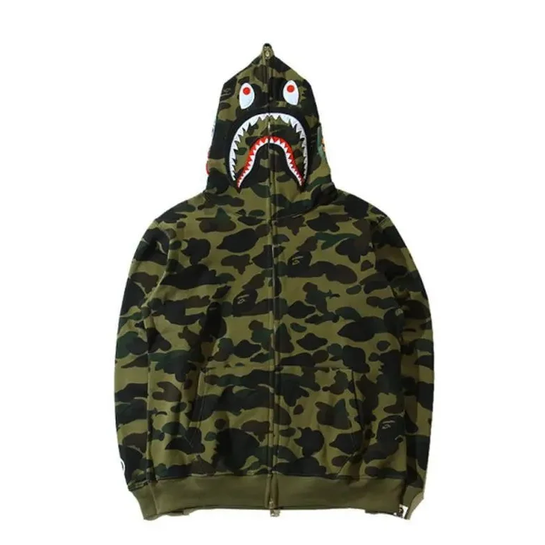 BAPE STA ABC Camo Shark Hoodie