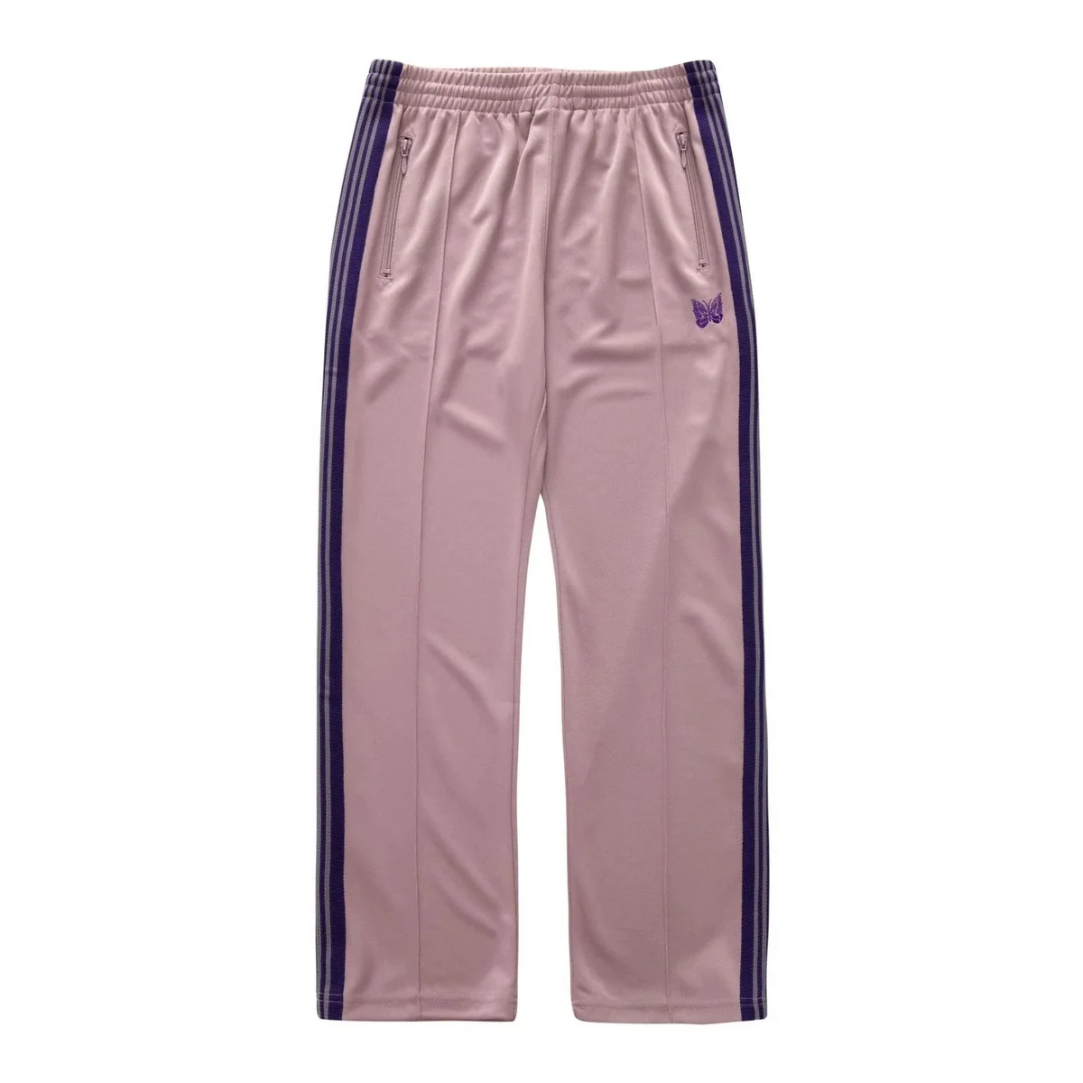 Unisex Pink Track Pants with Butterfly Detail