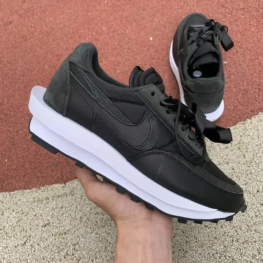 Nike Sacai Triple Black Sneakers
