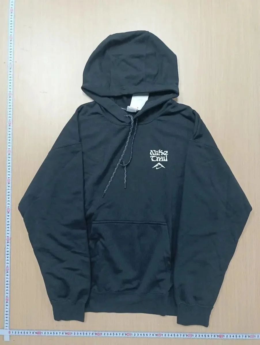 Black Wise Trail Hoodie Sweatshirt