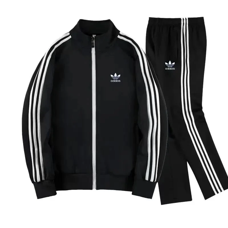 Adidas Classic Football Black & White Tracksuit