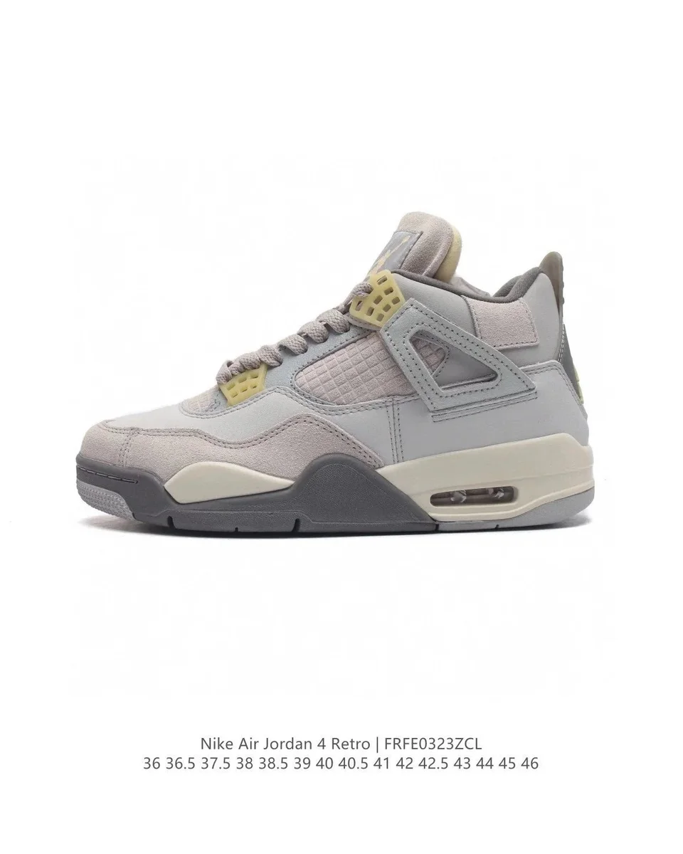 Nike Air Jordan 4 Retro Sail/University Red Sneakers