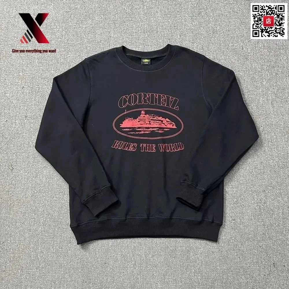 Cortez Rules The World Black Crewneck Sweatshirt