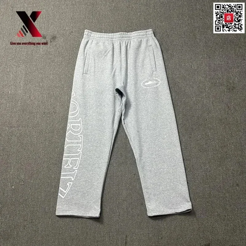 Grey Solid Sweatpants