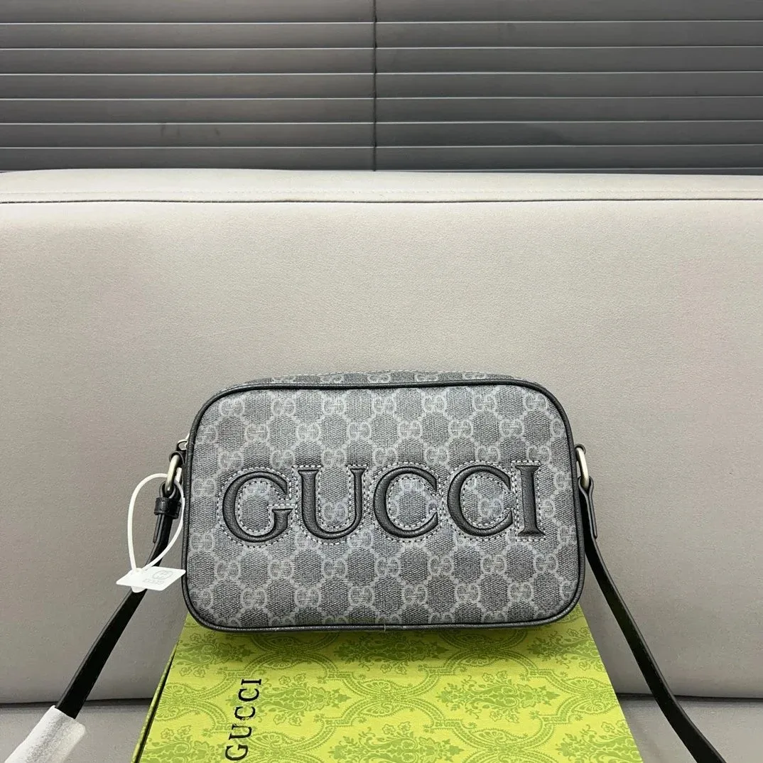 Gucci GG Supreme Black Crossbody Bag