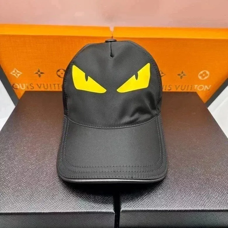 Louis Vuitton Monster Eyes Cap Black/Yellow Headwear
