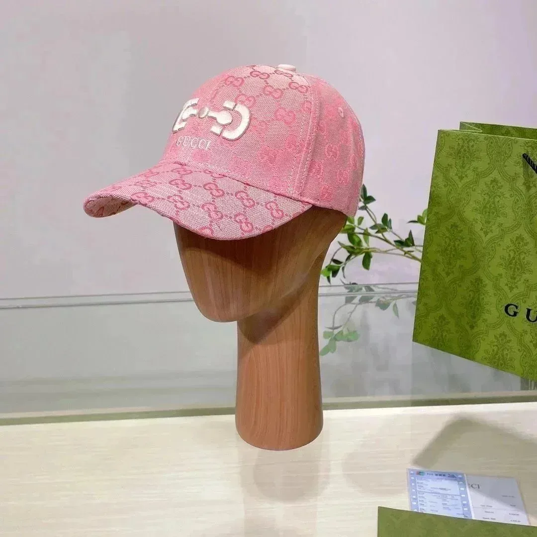 Gucci Pink GG Monogram Cap
