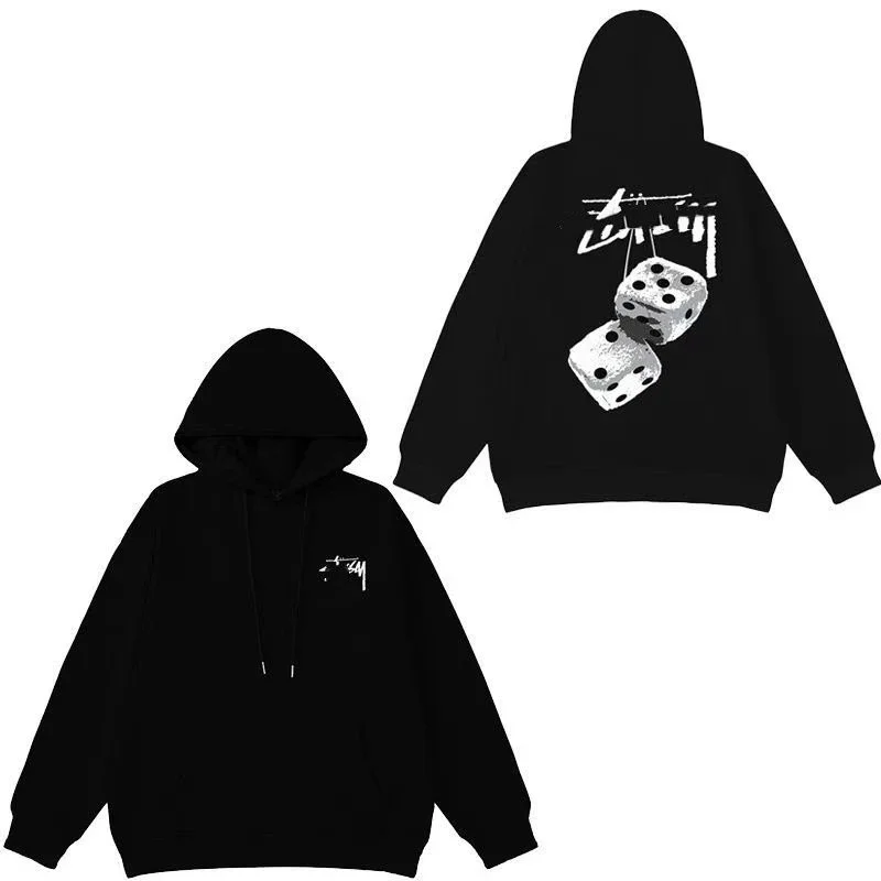 Stussy Stüssy Dice Print Hoodie Black