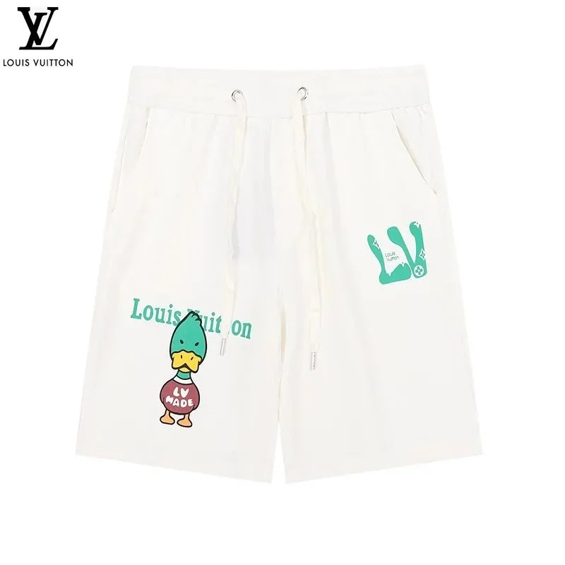 Louis Vuitton Duck Print White Shorts