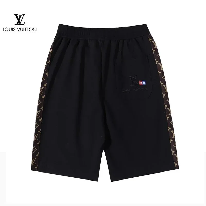 Louis Vuitton Classic Logo Black Shorts