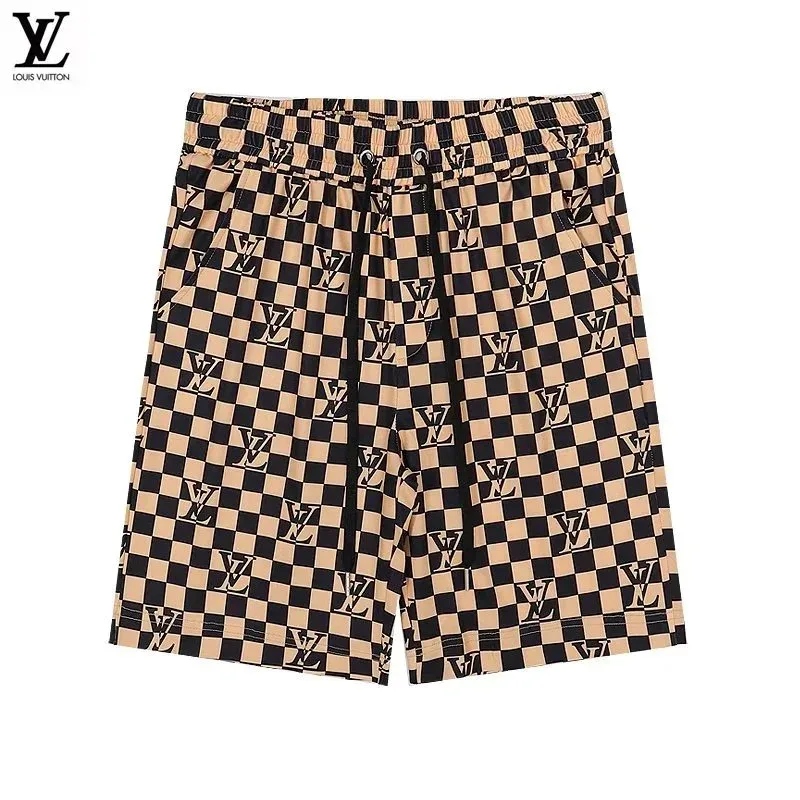 Louis Vuitton Tabi LV Monogram Checkered Shorts 11 Cafe