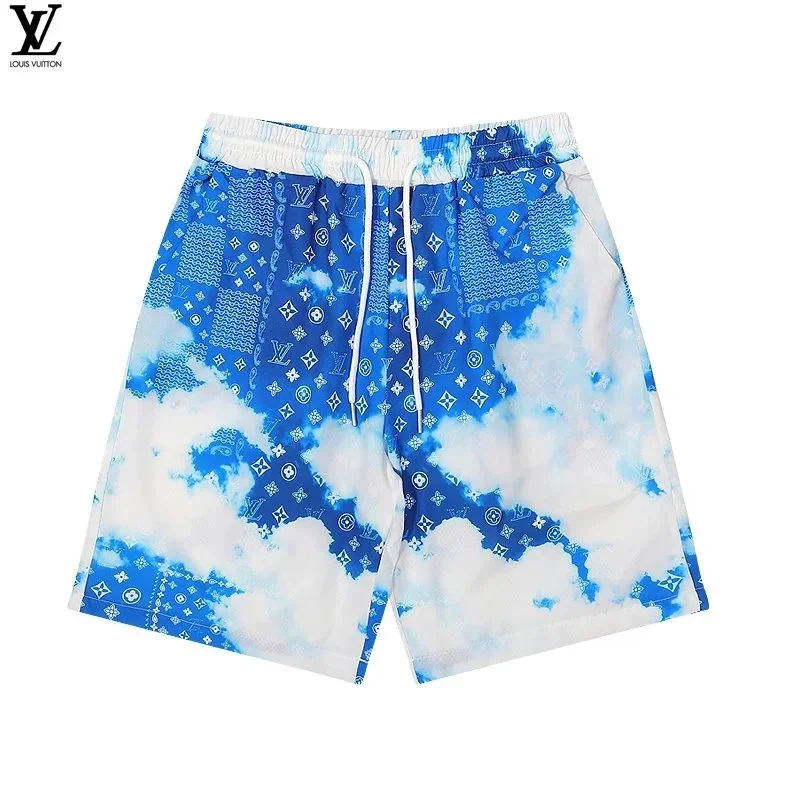 Louis Vuitton Blue Cloud Print Shorts