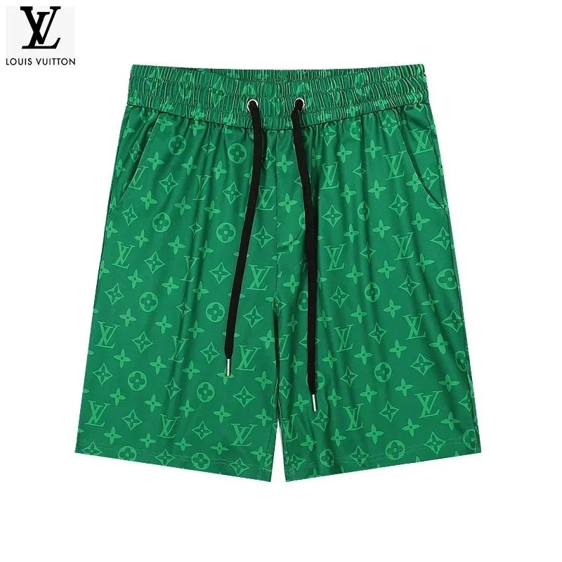 Louis Vuitton Classic Logo Green Shorts