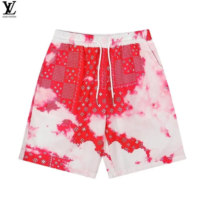 Louis Vuitton Tabi Red Cloud Print Shorts