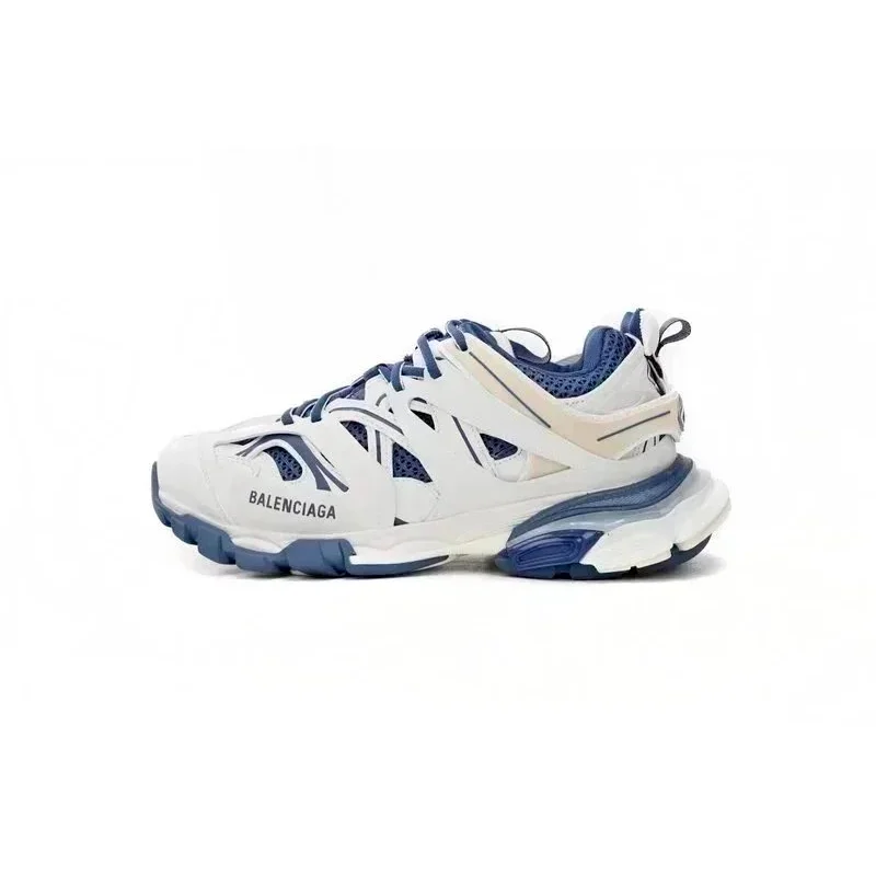 Balenciaga Balenciaga White/Blue Track Sneakers White - 1
