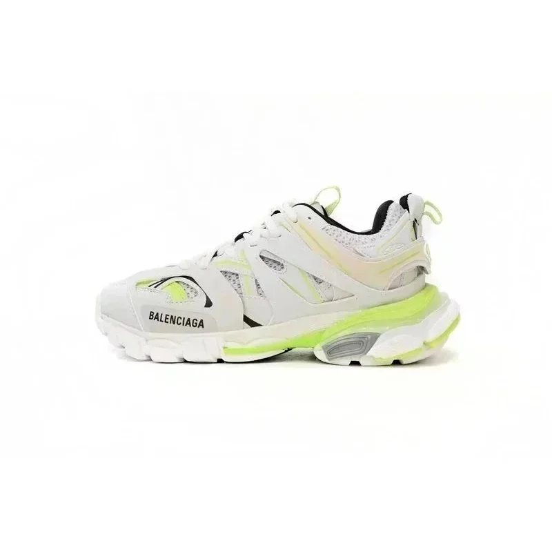 Balenciaga Track.3.0 Triple White/Neon Yellow Sneakers