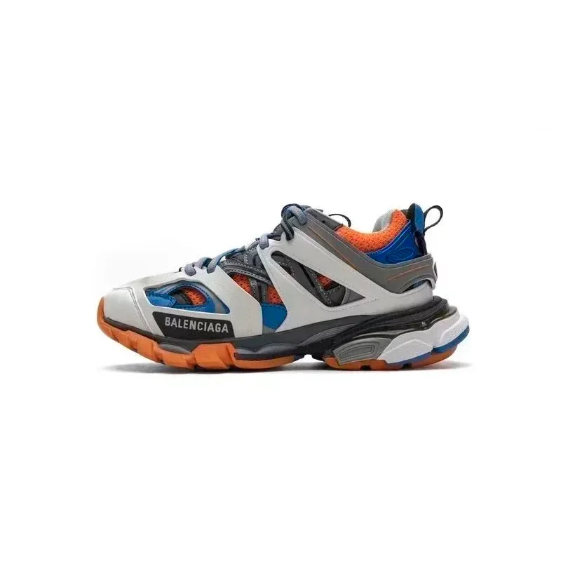 Balenciaga Track.3.0 White/Blue Orange Sneakers