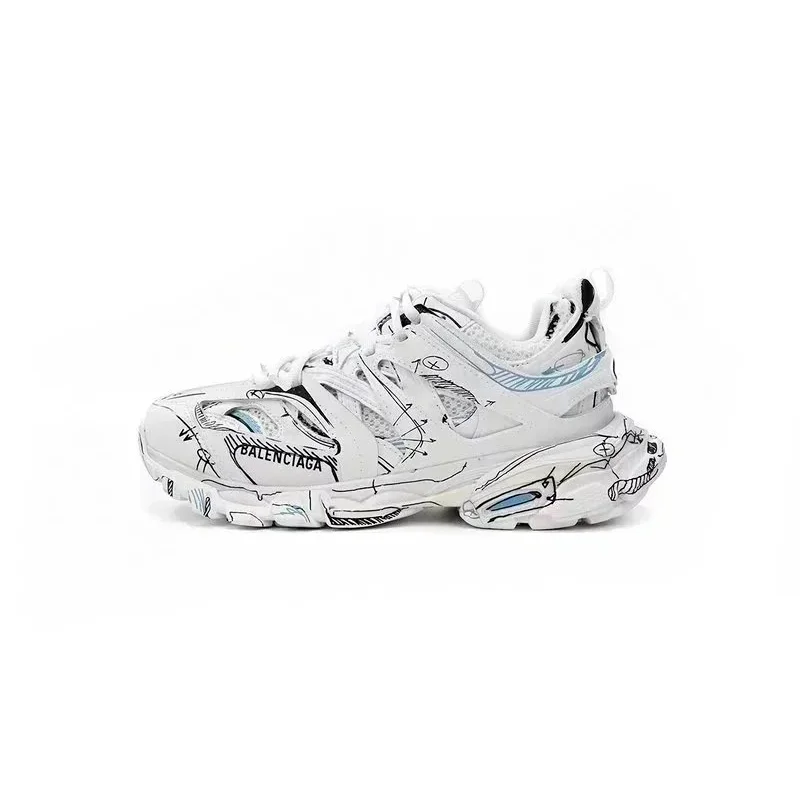 Balenciaga Track.3.0 Triple White Sneakers