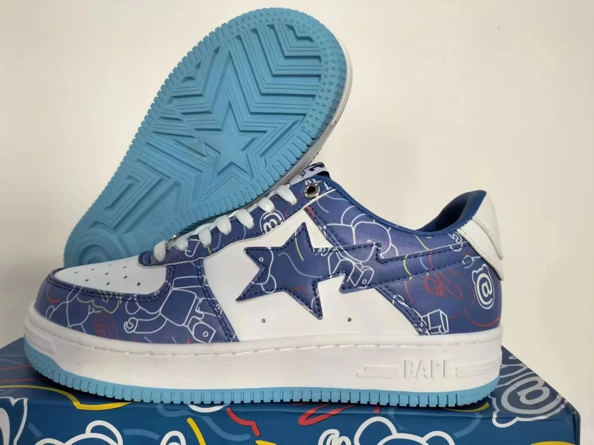 A Bathing Ape BAPE STA BT-016 Blue/White Sneakers