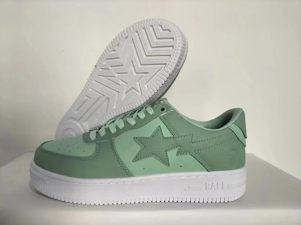 A Bathing Ape BAPE STA BT-029 Sage Green Sneakers