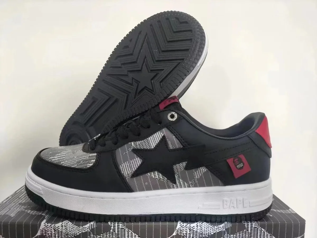 A Bathing Ape BAPE STA BT-027 Black/Red Sneakers