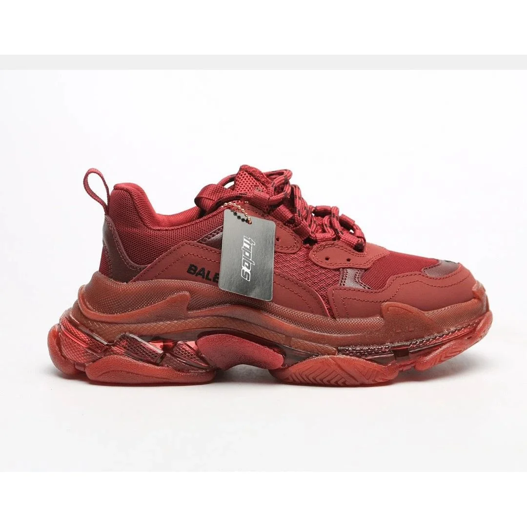 Balenciaga Triple S BALE-TRIPLE-S Brick Red Sneakers