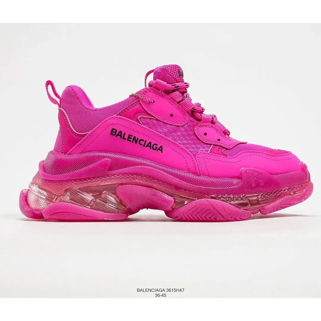 Balenciaga Triple S 11 Pink Sneakers