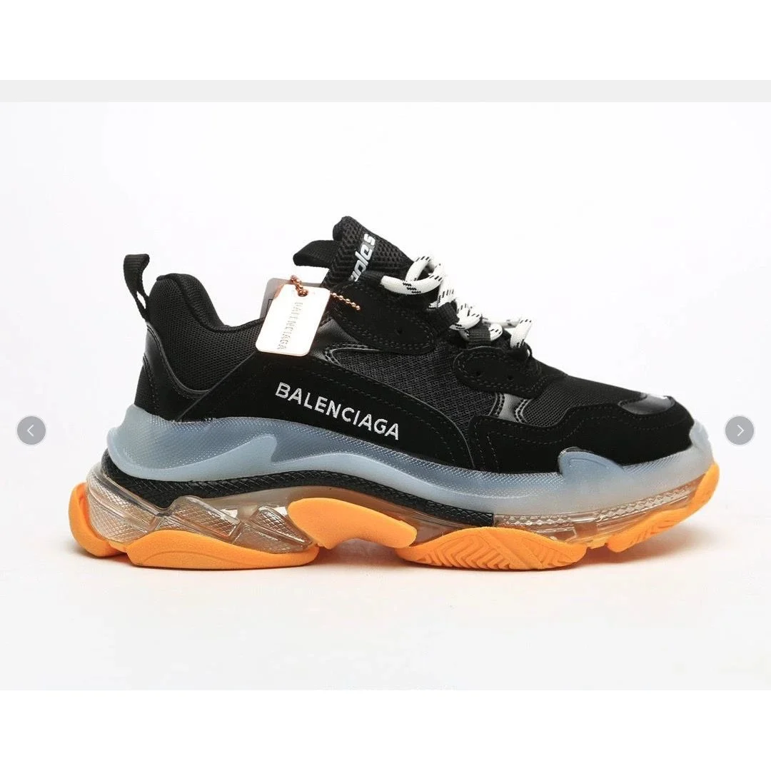 Balenciaga Triple S 07 Black Grey Sneakers