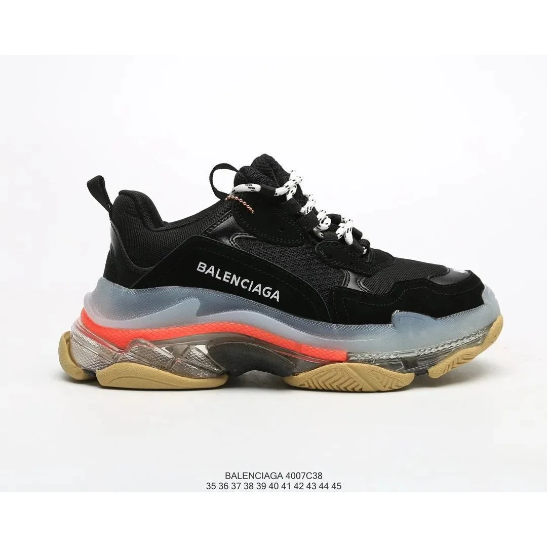 Balenciaga Triple S 06 Black Orange Sneakers