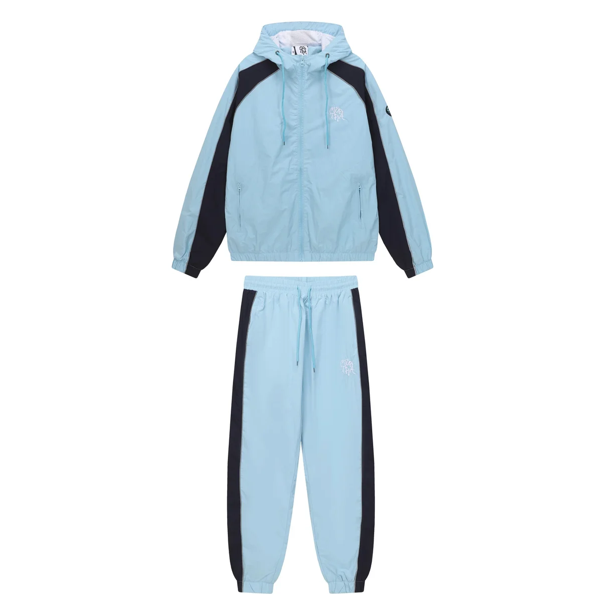Light Blue & Navy Tracksuit Set