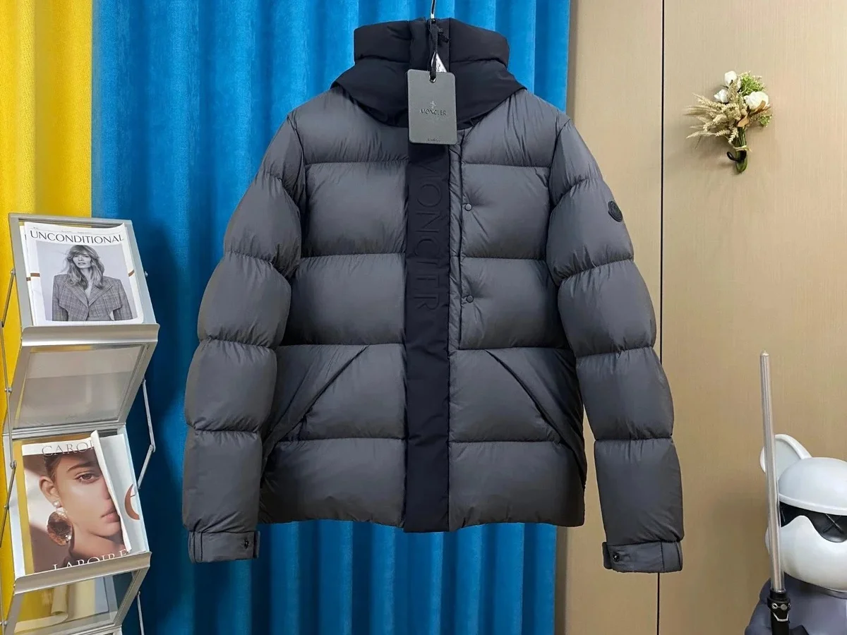 Moncler Grey Puffer Jacket