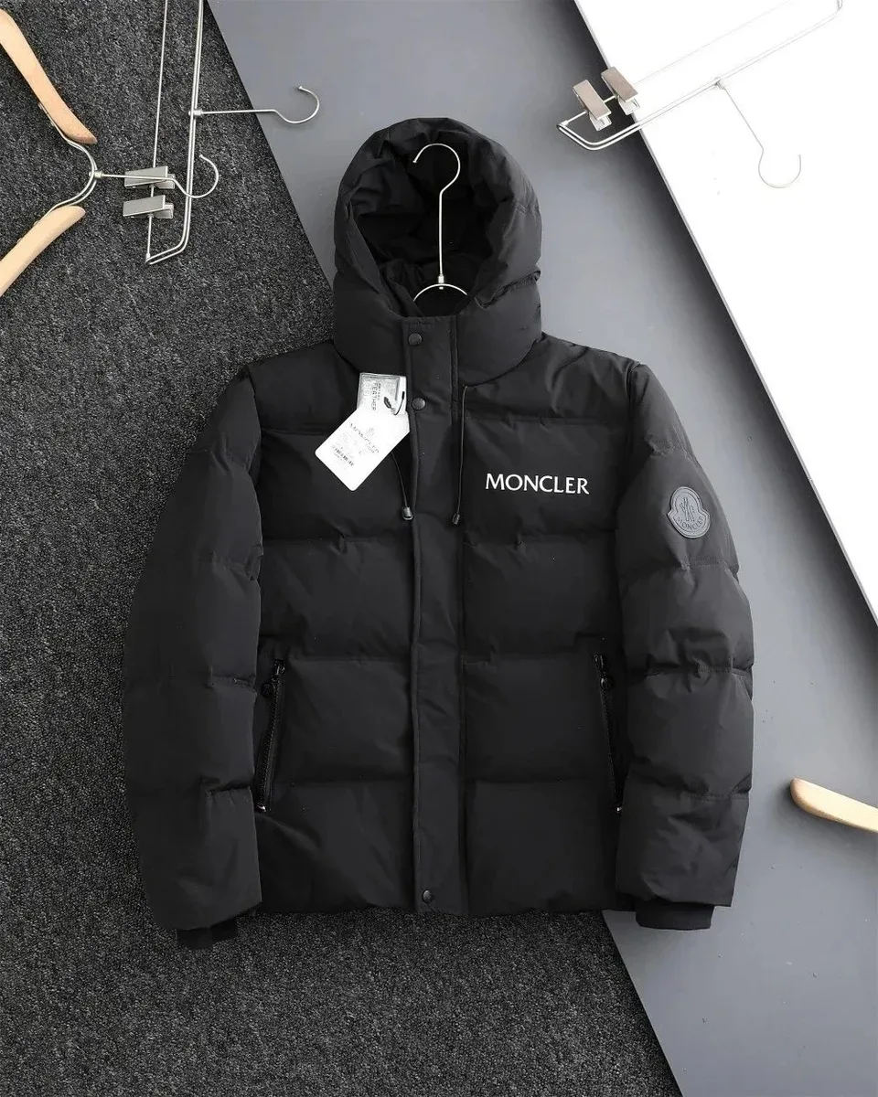 Moncler Black Hooded Parka