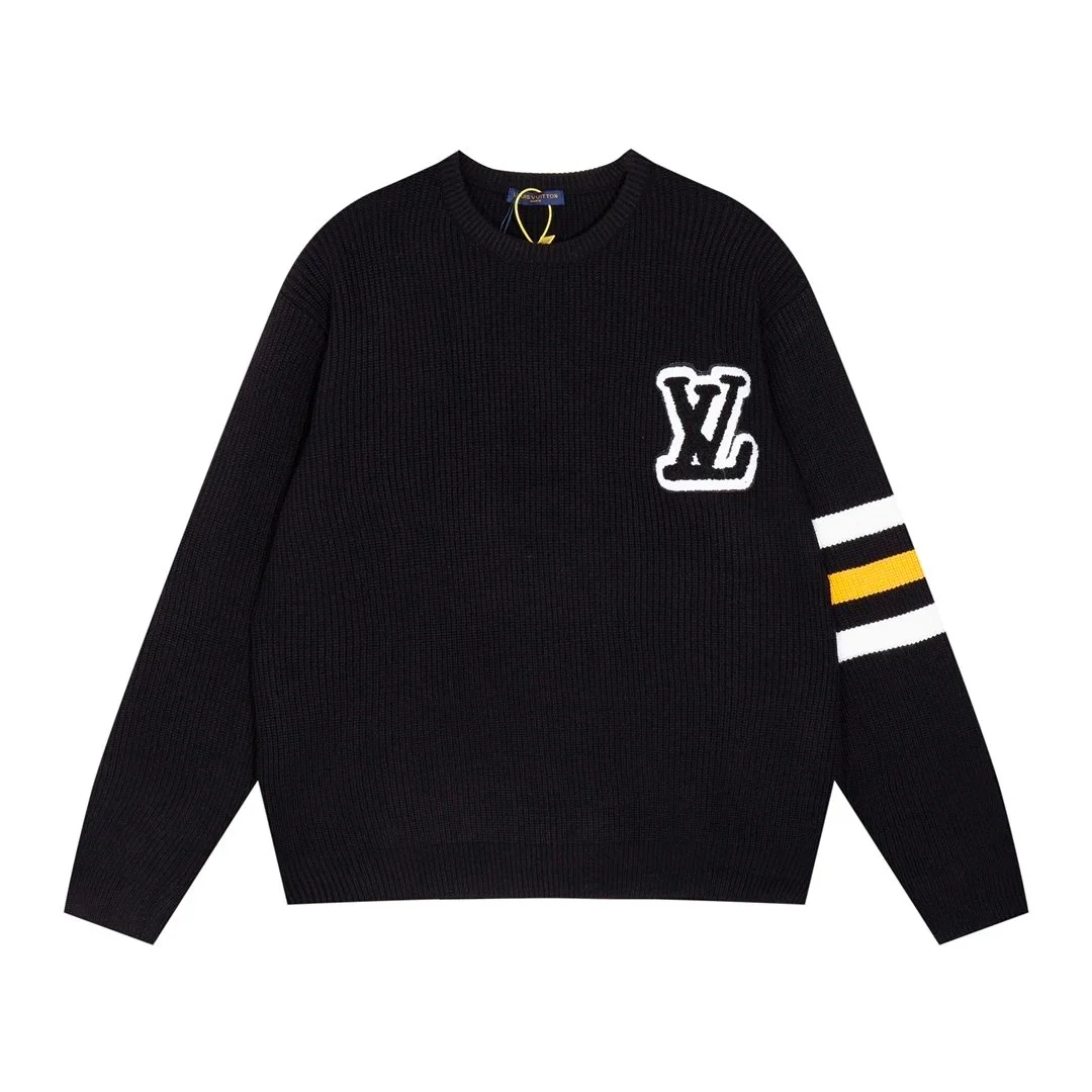 Louis Vuitton LV Monogram Crewneck Sweater Black