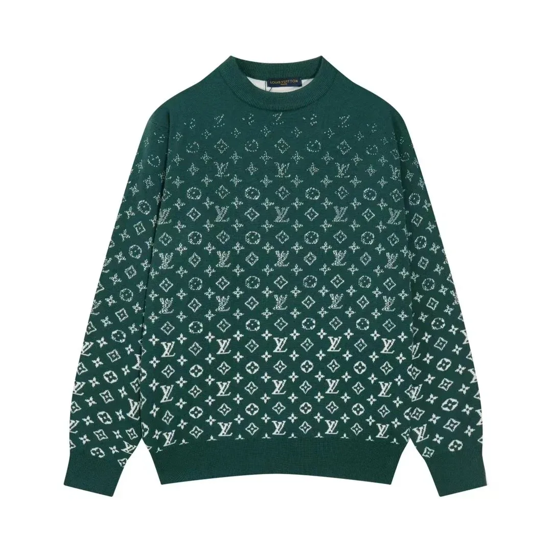 Louis Vuitton Monogram Sweater Green