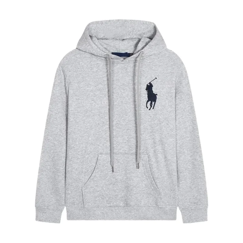 Polo Ralph Lauren Grey Big Pony Hoodie
