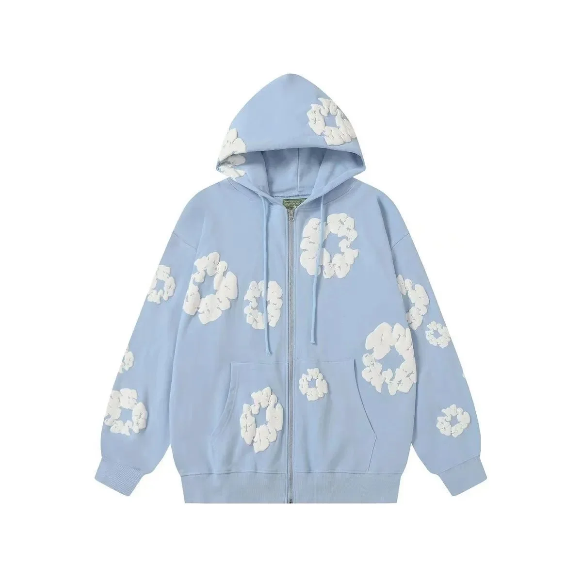 Other Cloud Print Hoodie in Sky Blue Blue - 1