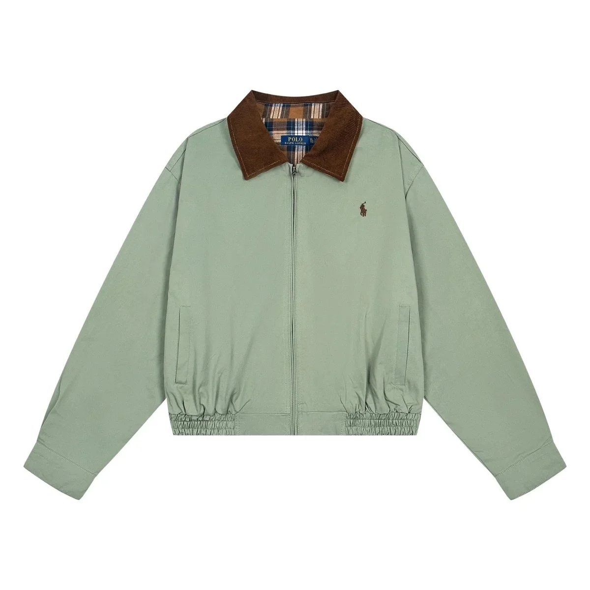 Polo Ralph Lauren Corduroy Collar Jacket Sage Green