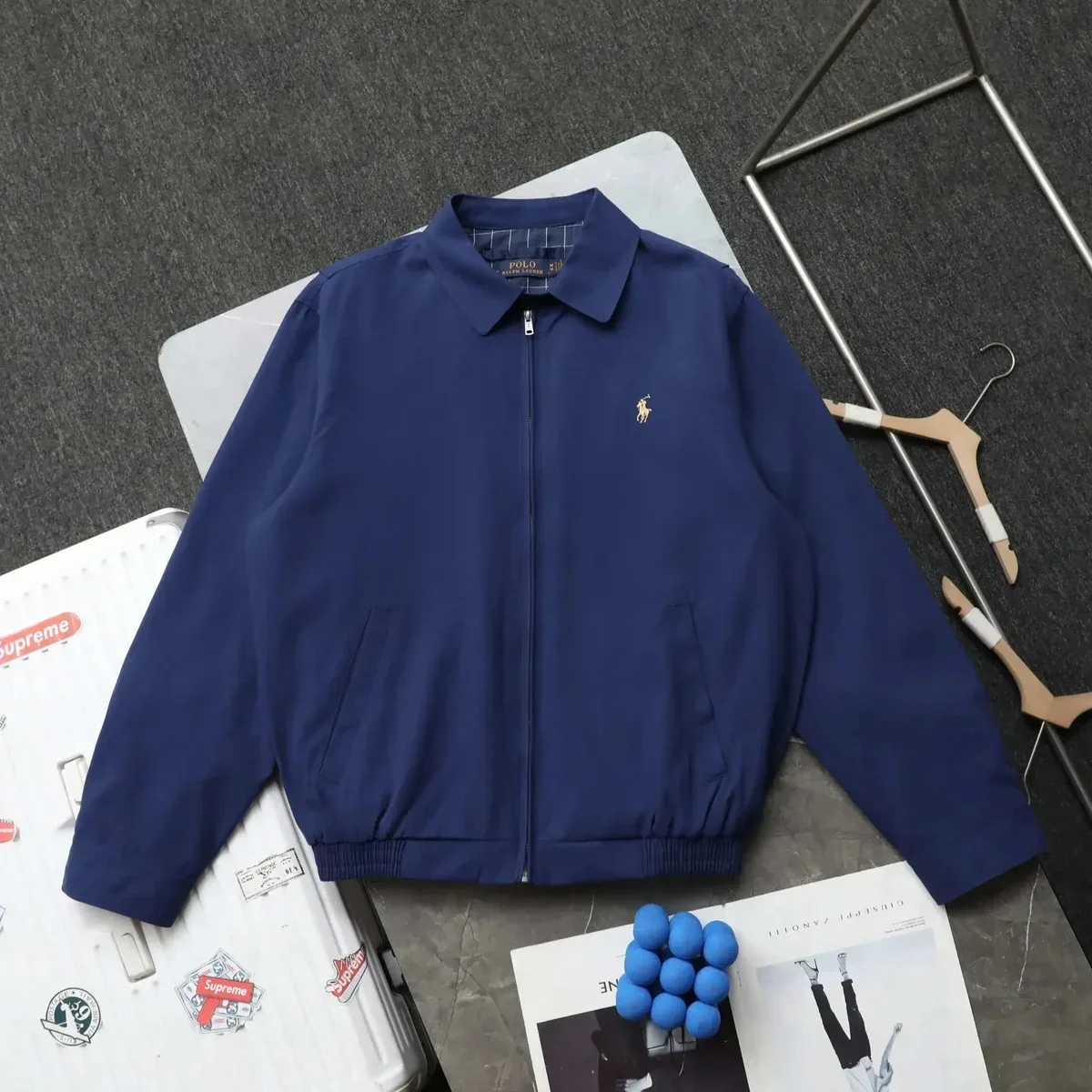 Polo Ralph Lauren Classic Logo Navy Blazer Jacket