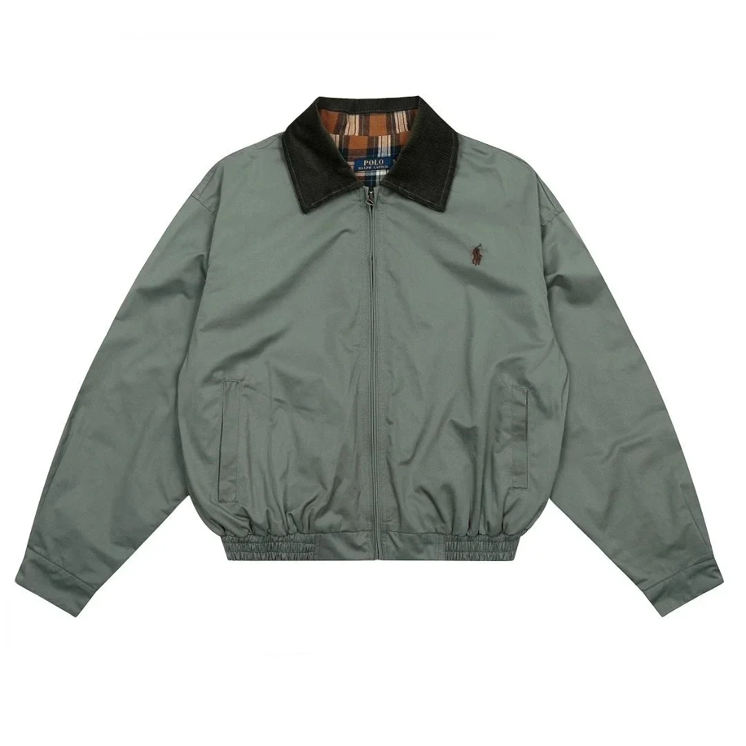 Polo Ralph Lauren Classic Logo Olive Bomber Jacket