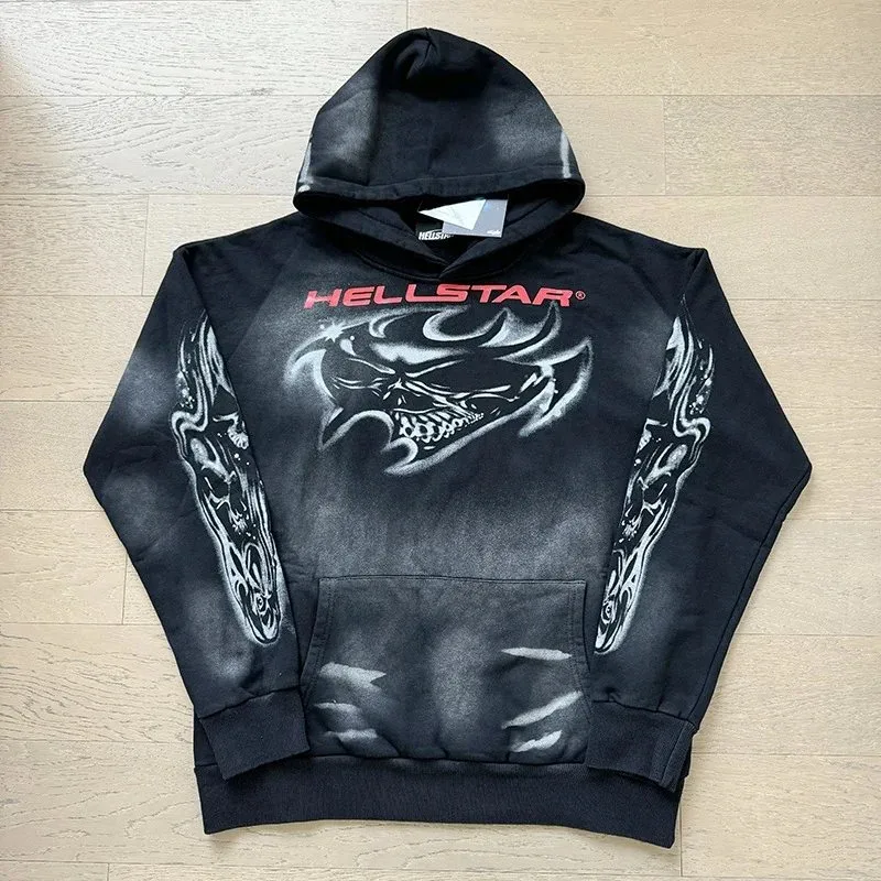 Hellstar Studios Triple Black Hoodie